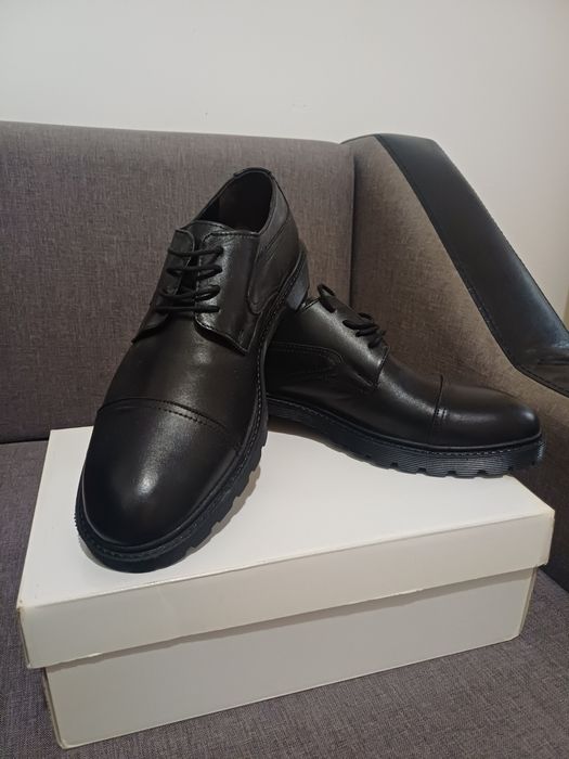 Pantofi bărbați Ventidue negri marimea 44