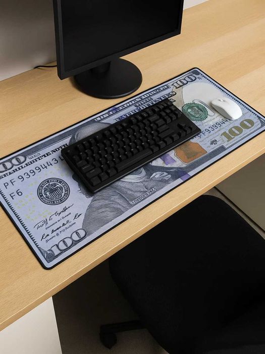 Коврик для мышки и клавиатуры XXL, большой, игровой, 90 х 40