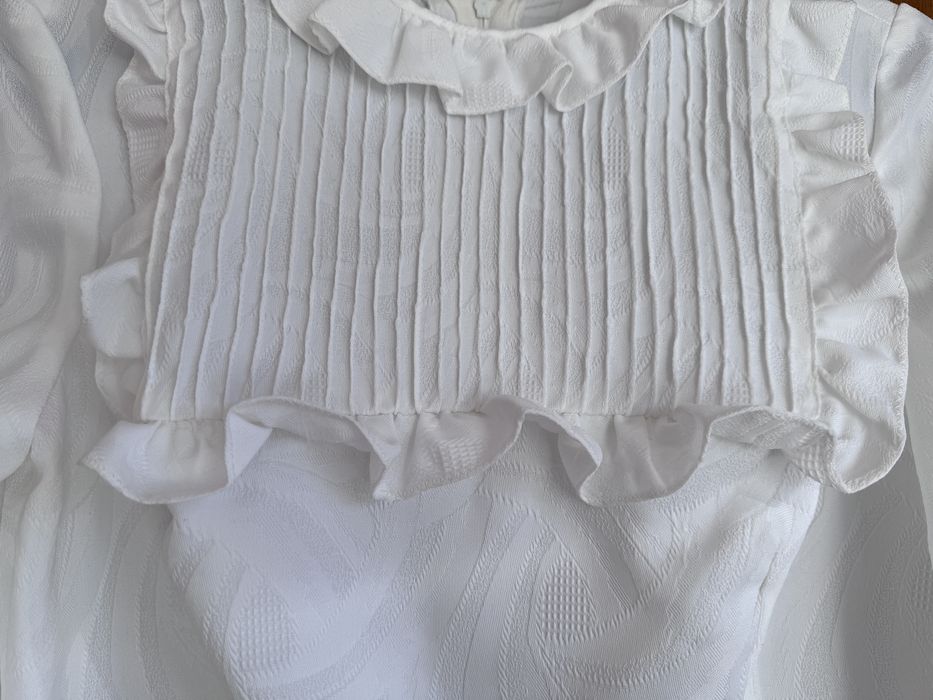 Луксозна ретро булчинска рокля от 70-те размер 42 модна къща Валентина