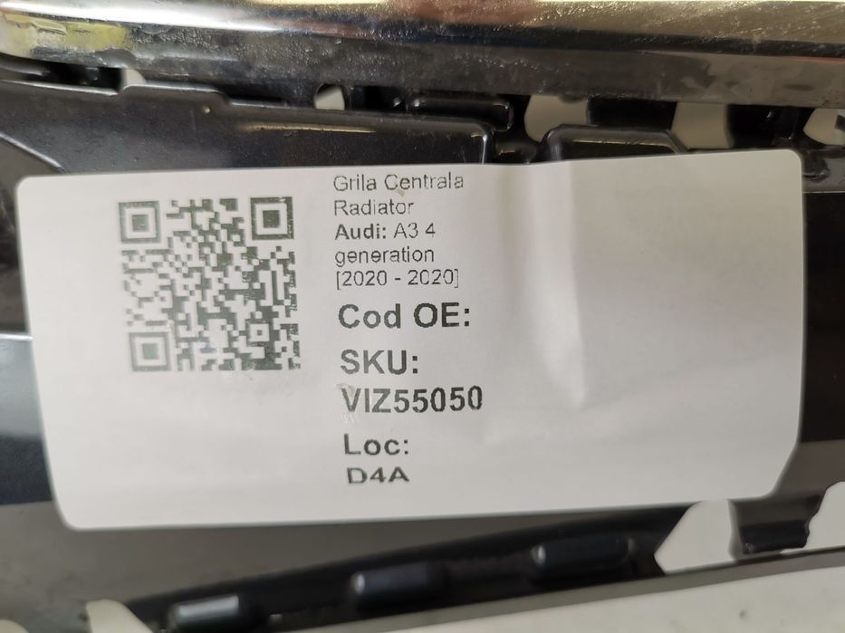 Grila Centrala Radiator Audi A3 4 generation 2020 2021 2022 2023 2024