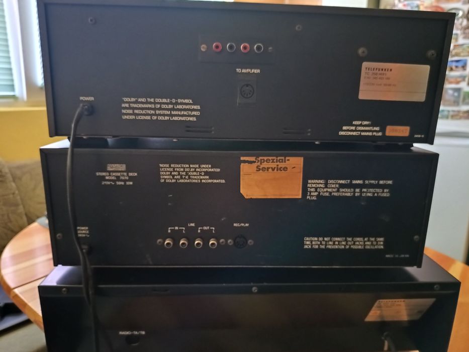 Касетен Дек Telefunken TC 250, Telefunken TC 400,Amstrad 7070.