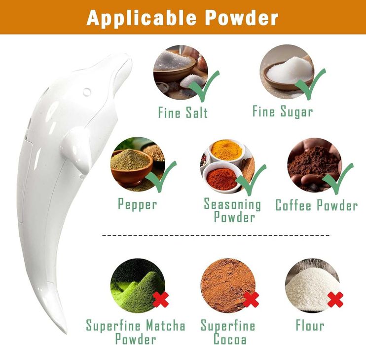 Сладки делфини за сол и черен пипер