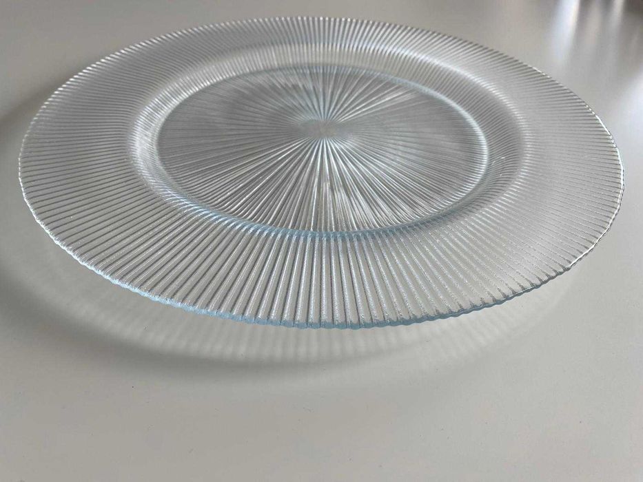 Farfurii suport pentru evenimente platouri sticla Dia. 33 cm