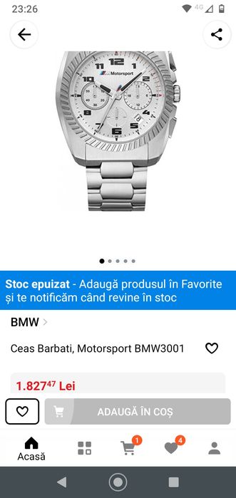 Ceas Barbati, Bmw, Motorsport Model BMW3001