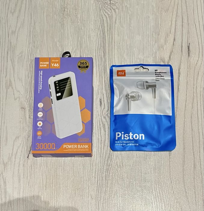 PowerBank 30.000 va 40.000 mAh + Sovg'a: Mi/Realme quloqchini!