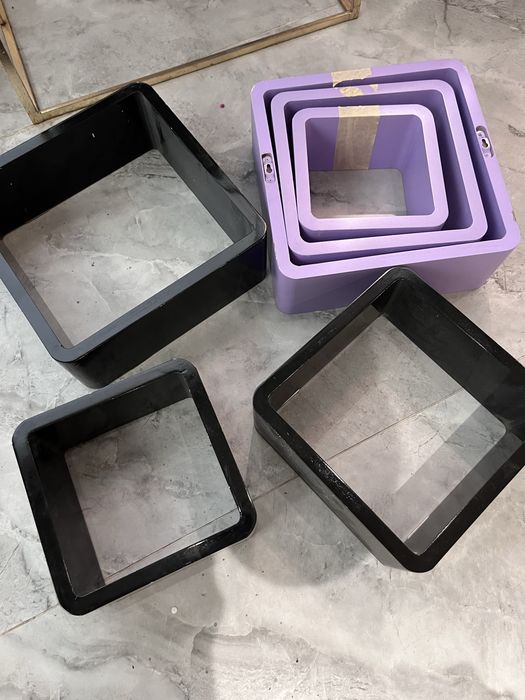 Полки натуральное дерево, разные