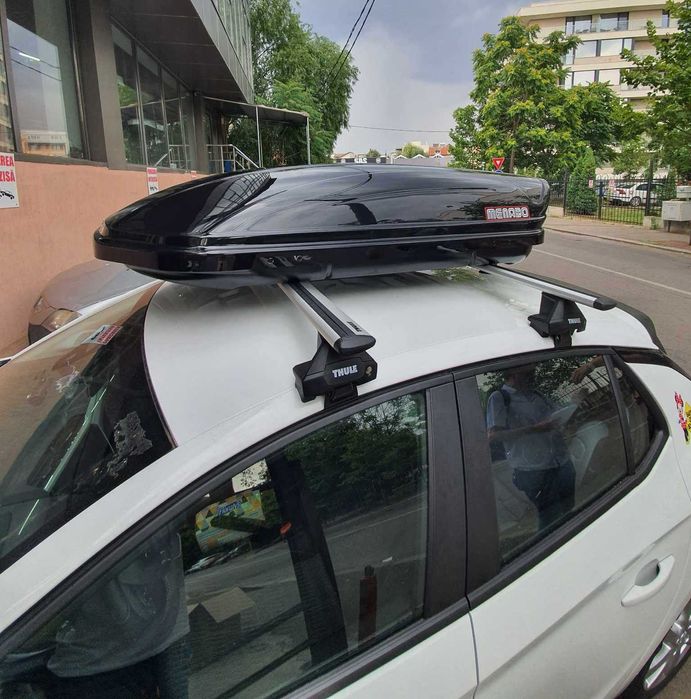 Автобокс Багажник Menabo Mania 400L черен гланц 165см/79см/37см