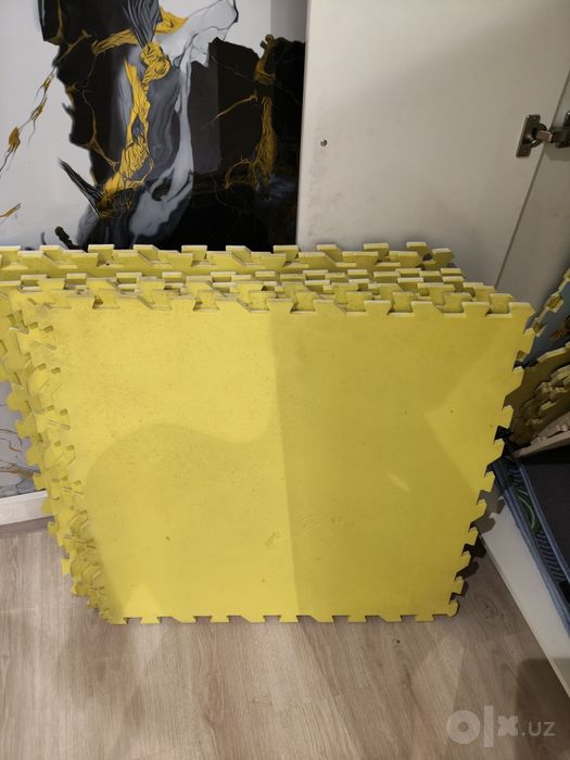 Tatami 1 sm qalinlikdagisi. 100x100 uzunlikda ishlatilgan lekn yaroqli