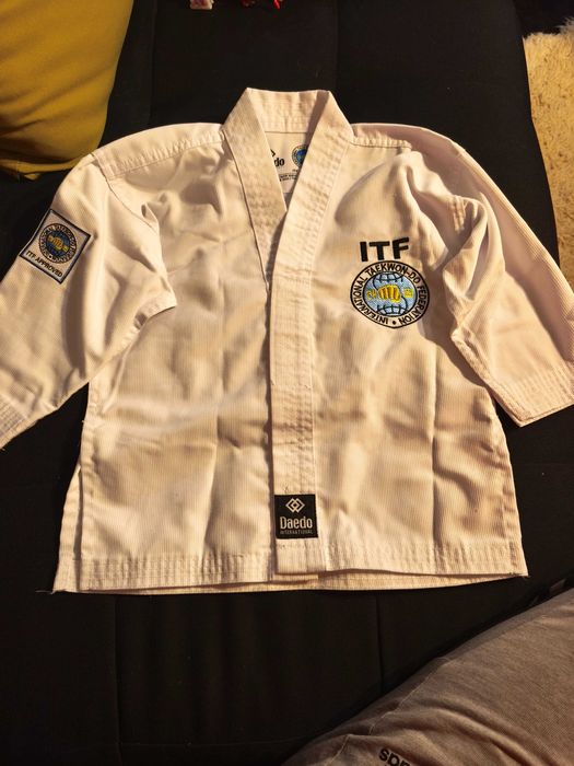 Детски добог кимоно таекуондо.ITF Taekwon-do 110 см
