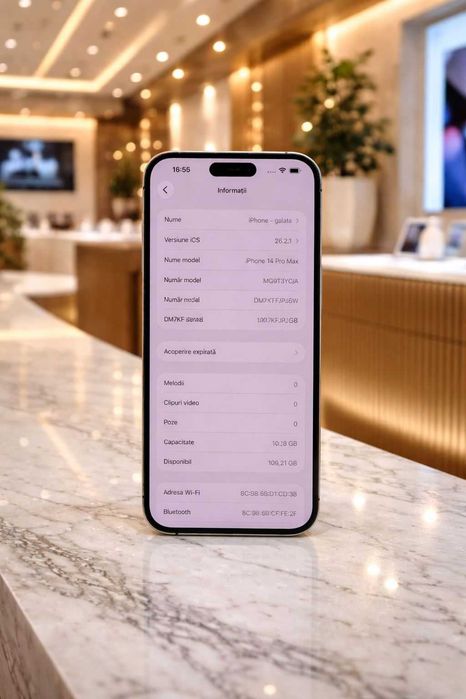 Iphone 14 PRO MAX 128Gb 83%SB (Ag50 Galata B8094) Garantie 2 ani