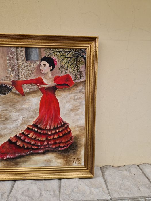 Красива майсторска картина масло върху платно