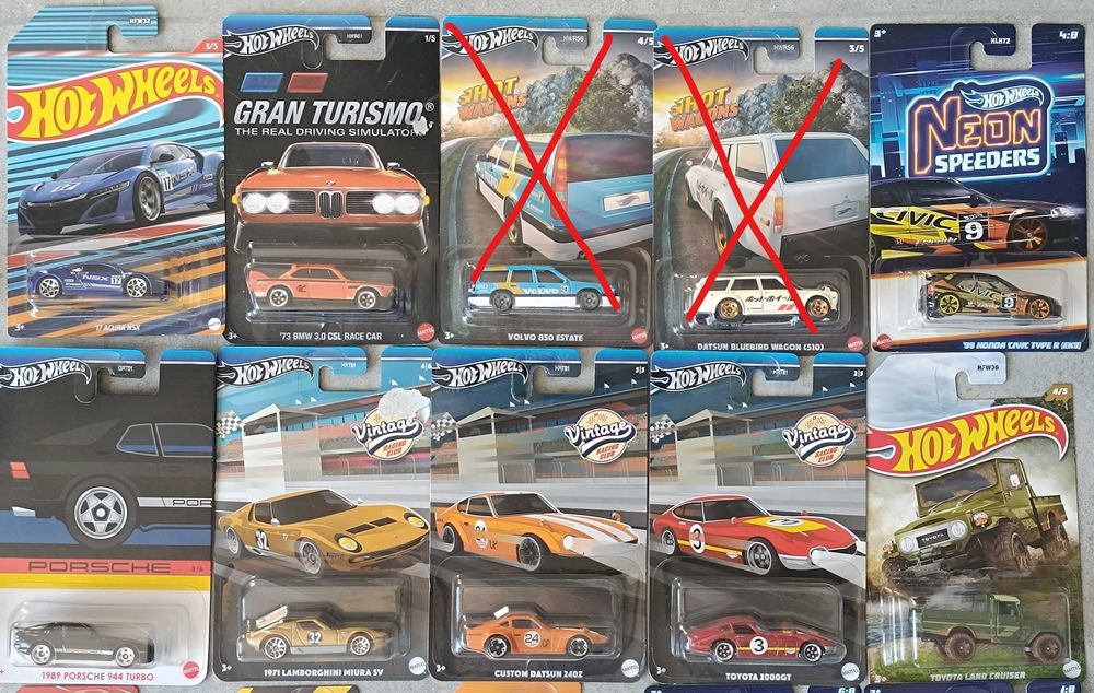 Hot Wheels Mainline 2€ / Set-ве 2021 - 2024