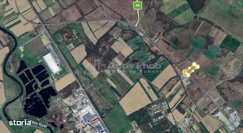 Lugoj, Teren 16.800 Mp., Cu deschidere  de 80 Ml., La Centura Ocolitoa