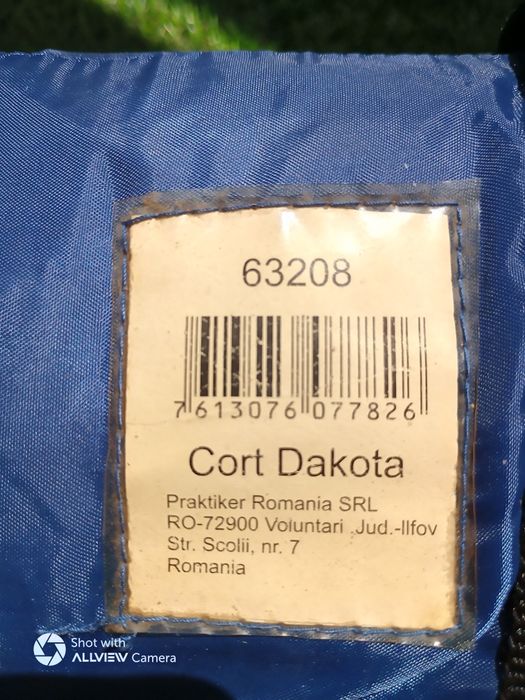 Cort Dakota albastru camping