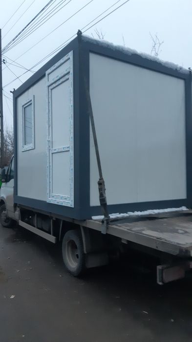 Container birou containere vitrina santier paza