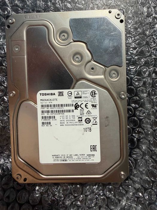 HDD диск на 10TB. SATA