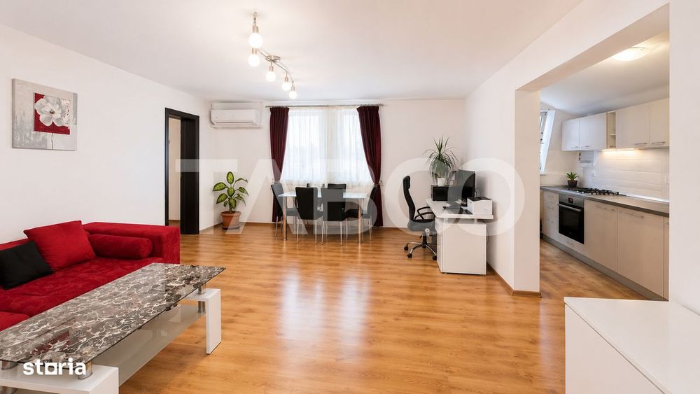 Apartament 3 camere de vanzare mobilat utilat 77 mp Arhitectilor Sibiu — fotografia 1