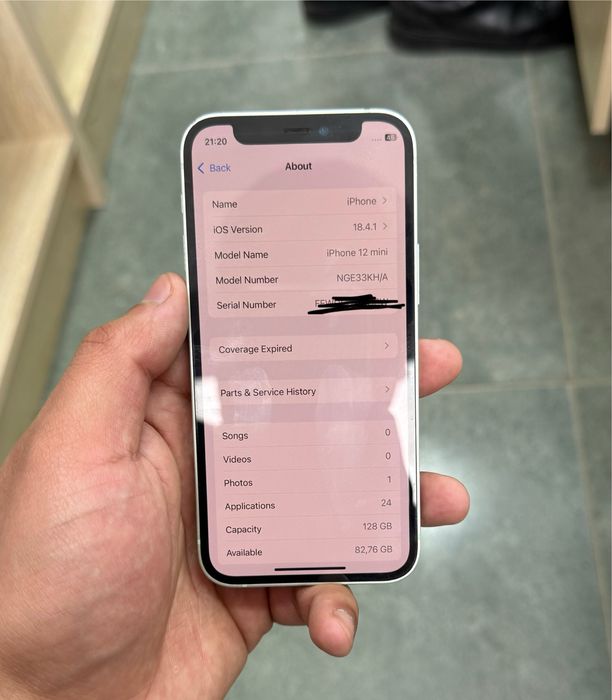 iPhone 12 mini 128 gb sim wifi ishlamidi