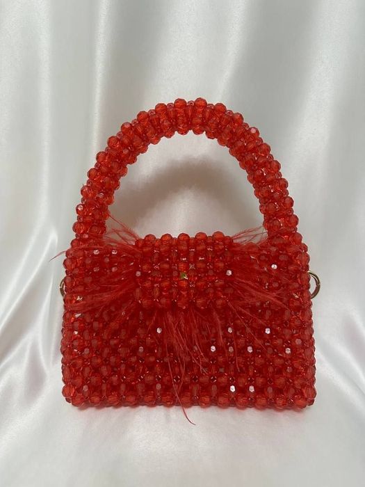 сумка из бусин ручная работа