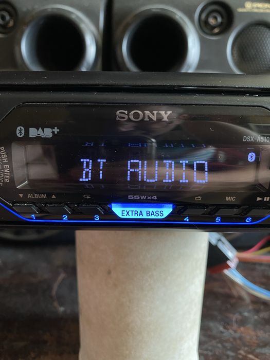 SONY DSX-A510BD - 4X55W Вата! - BLUETOOTH, USB, Радио плеър за кола авто сд cd