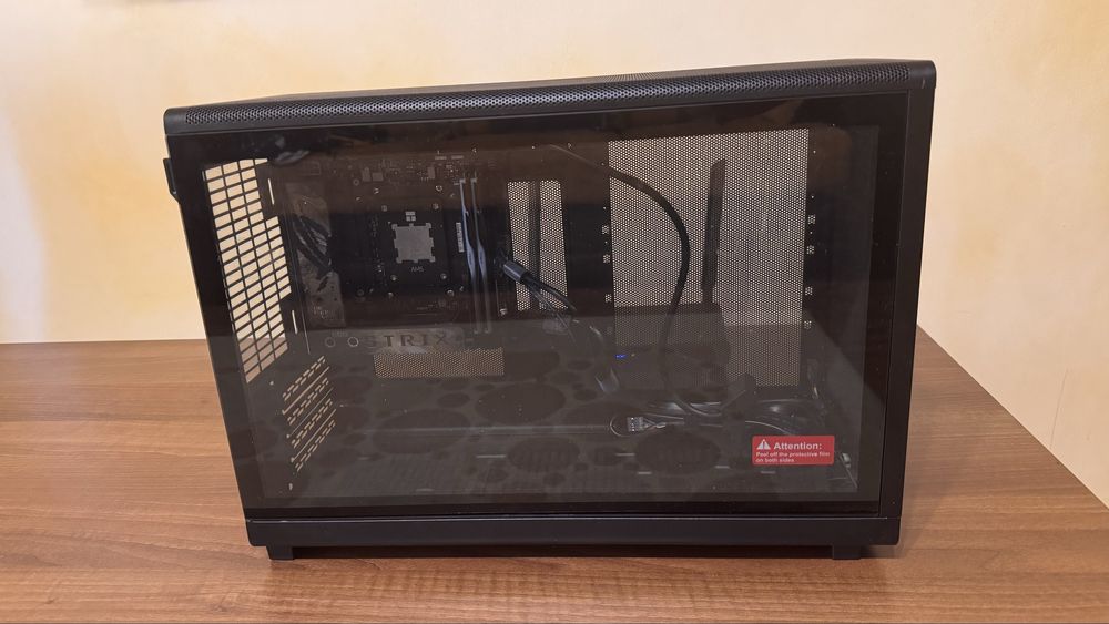 Carcasa Lian Li DAN Cases A3-mATX Wood Edition Black, Micro-ATX, A3X-WD