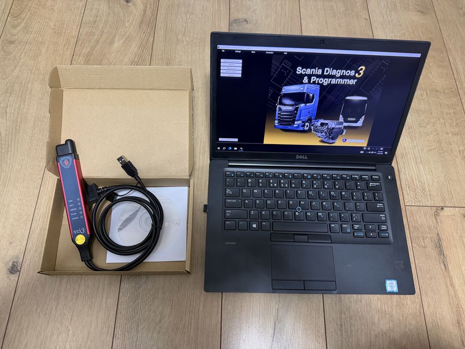 Tester/Diagnoza Scania VCI3+Laptop Dell 7480 cu SDP3+XCOM 2.54+MULTI