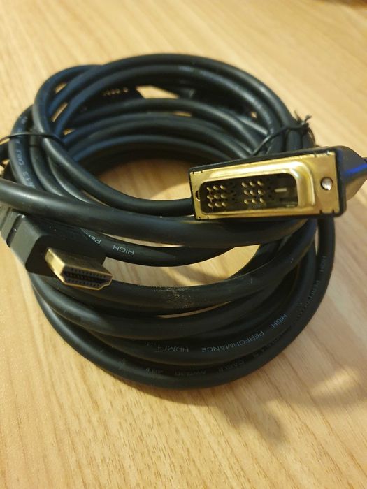 DVIм/HDMI кабел, 5м