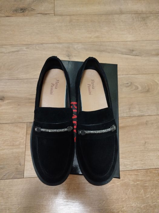Mocasini piele întoarsă