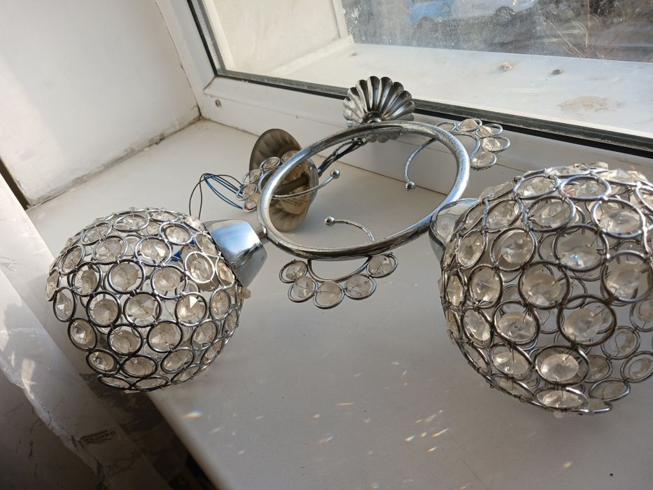 Люстра, люстра, 2х рожковая