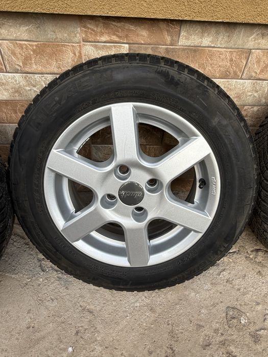Алуминиеви джанти + зимни гуми  4х100 R14
