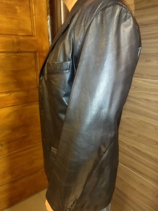 Мъжко кожено сако телешка кожа