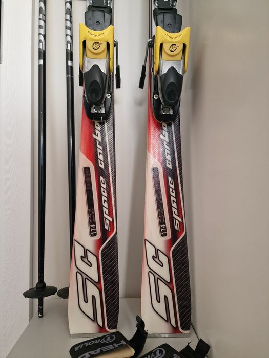 Ски Orion Carbon + автомати + щеки