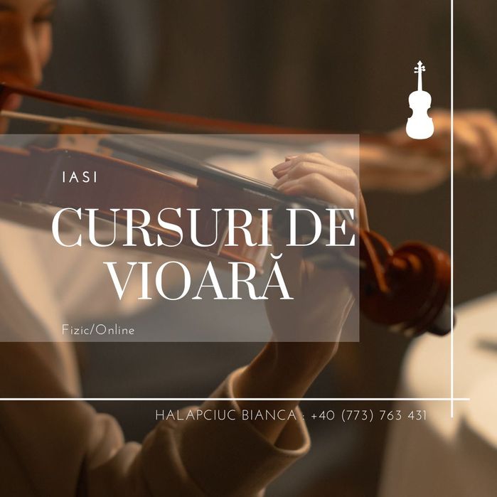 Cursuri de vioara și teorie muzicală in Iași !