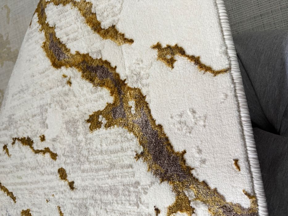 Современный стильный шерстяной ковер 4х4.5м, Турция.