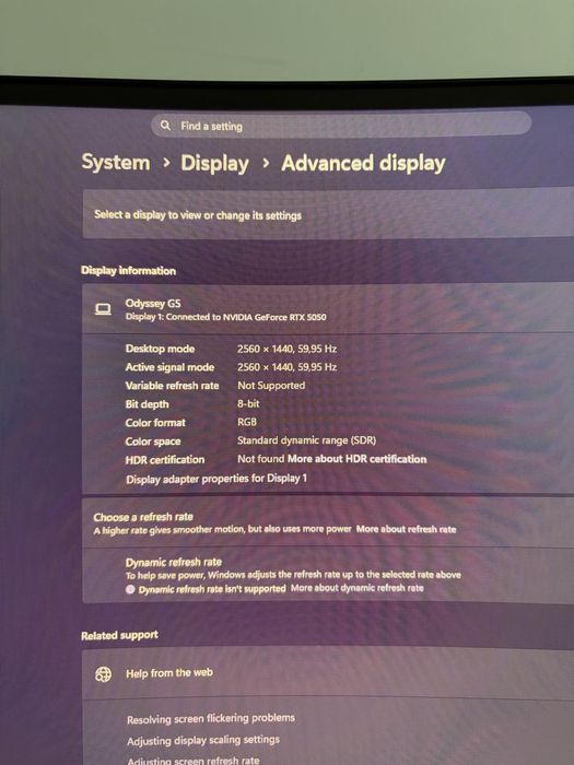 Monitor Curbat Samsung Oddysey G5, 650 lei negociabil