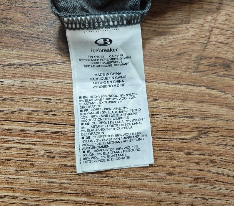Icebreaker 88% Мериносова вълна Дамска Мерино долница / клин размер L