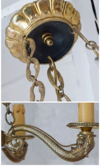 Candelabru stil Empire din bronz