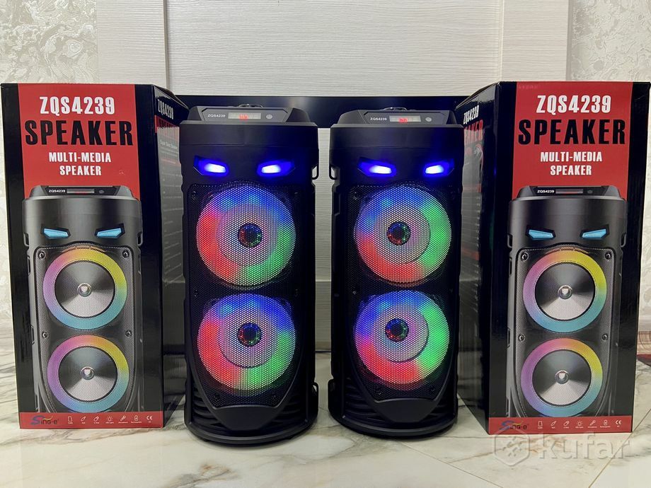 БЕПУЛ Доставка,Янги bluetooth Караоке Колонка ZQS4239 (42см)+Микрофон