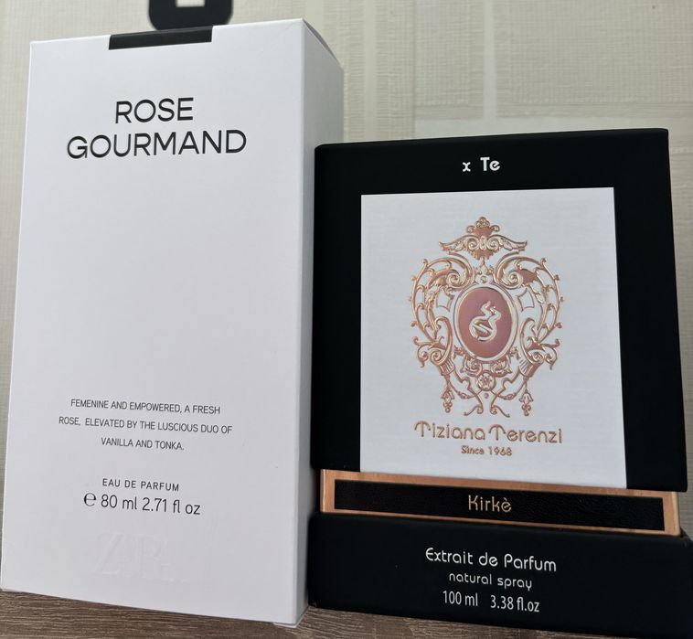 Парфюм zara rose gourmand