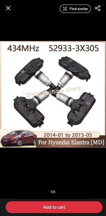Senzori presiune roti hyundai elantra md