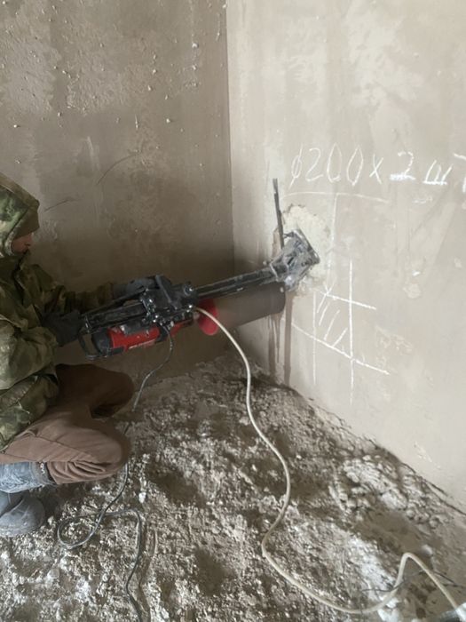 Алмазное бурение сверление отверстий