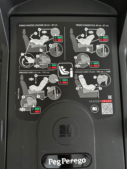 Столче за кола Peg Perego Primo Viaggio Lounge + Giro база 360 isofix