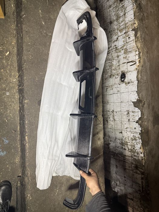 Карбонов заден дефузер audi A6 S6 C7.5 16 до 18та