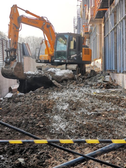 Гидромолот экскаватор  аренда услуги