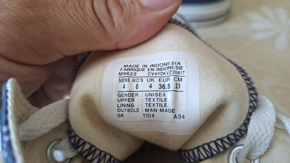 CONVERSE ALL STAR 36.5 номер 23 см