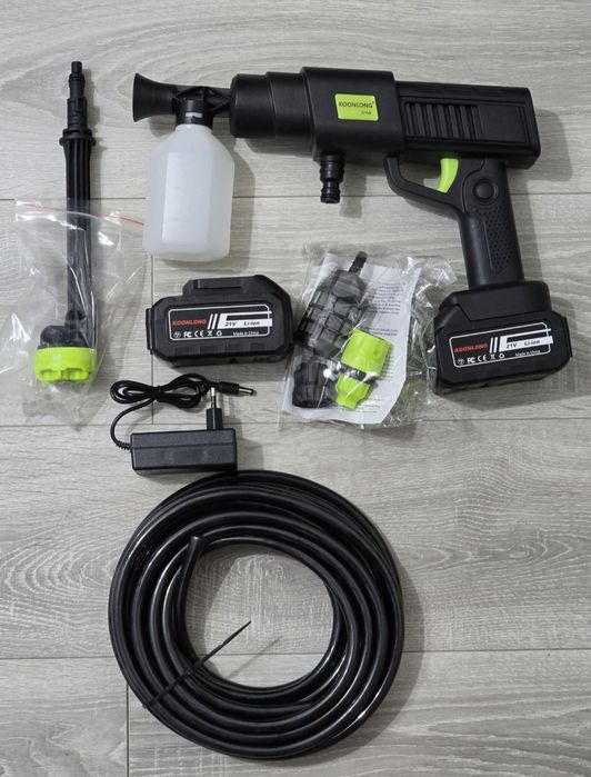 Aparat de spălat cu presiune portabil, compatibil baterii Makita 21V