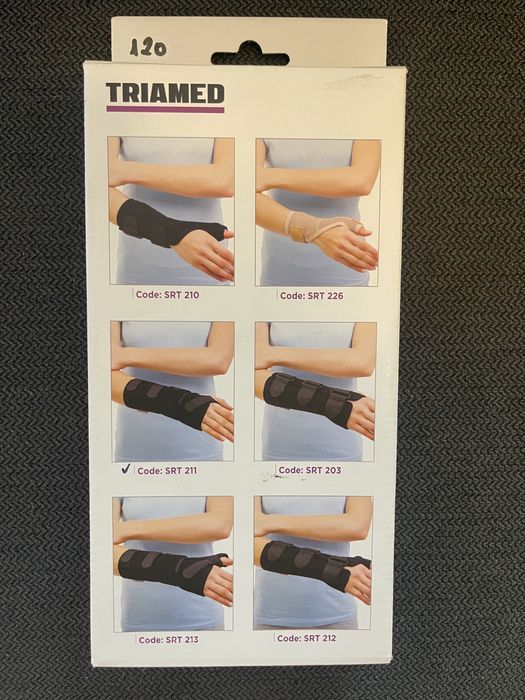 Orteză încheietură Triamed SRT 211 – mână stângă, mărimea 3