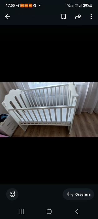 Детская краватка