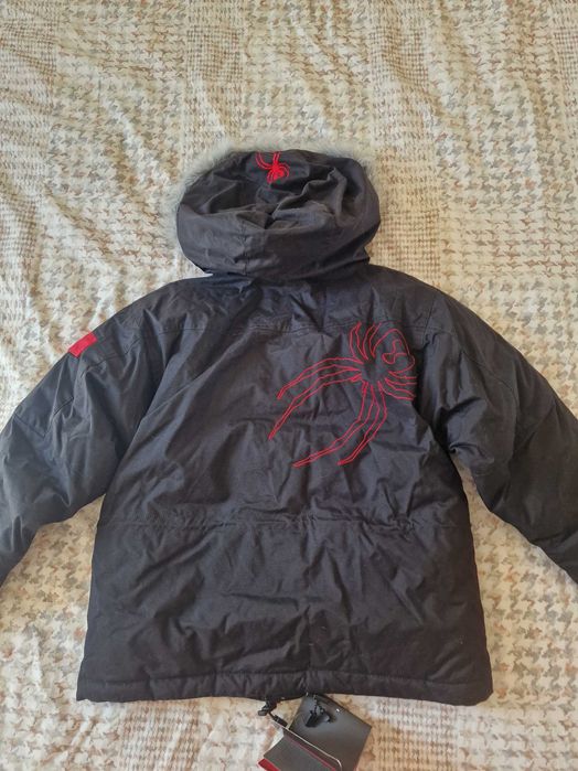 Spyder оригинално ски яке, ново, 128, черно с червено