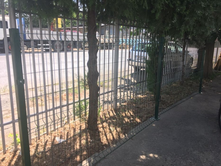 Оградни пана и оградни колове - зелен и антрацит